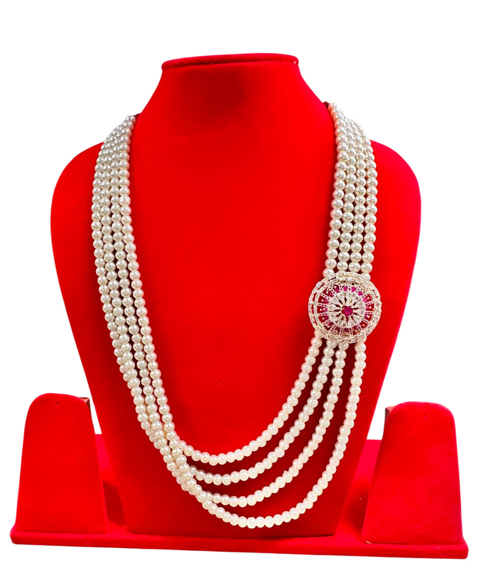 Moti Necklace 4 layer